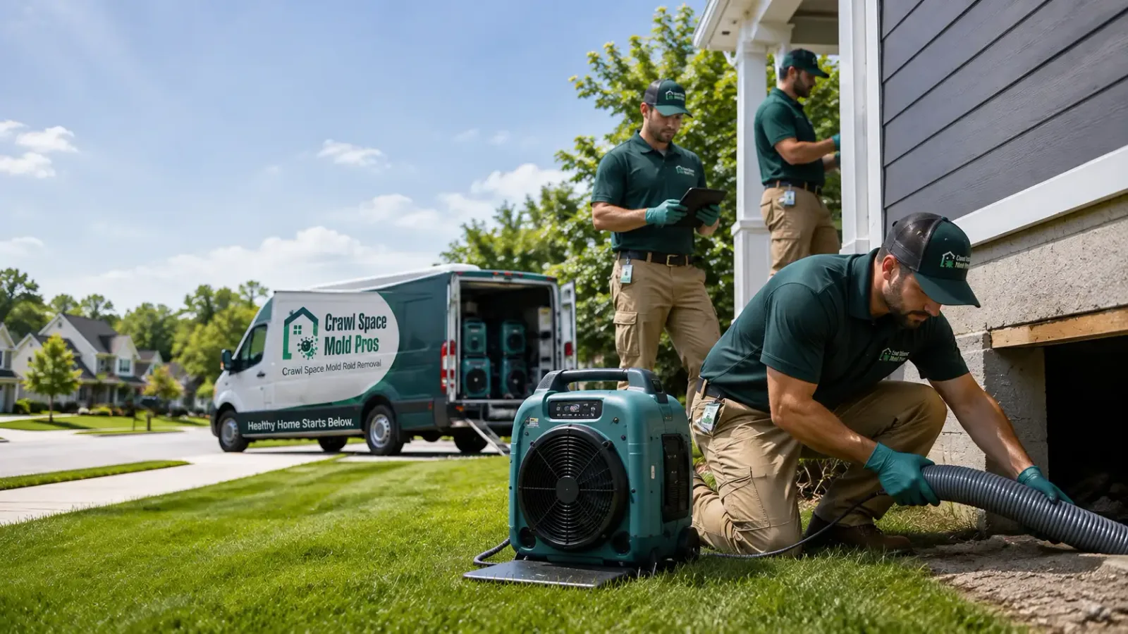 Crawl Space Mold Removal in Albion, IA